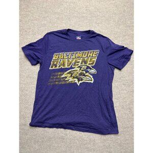 NFL Baltimore Ravens Purple Graphic Short Sleeve T-Shirt Size Men's XL